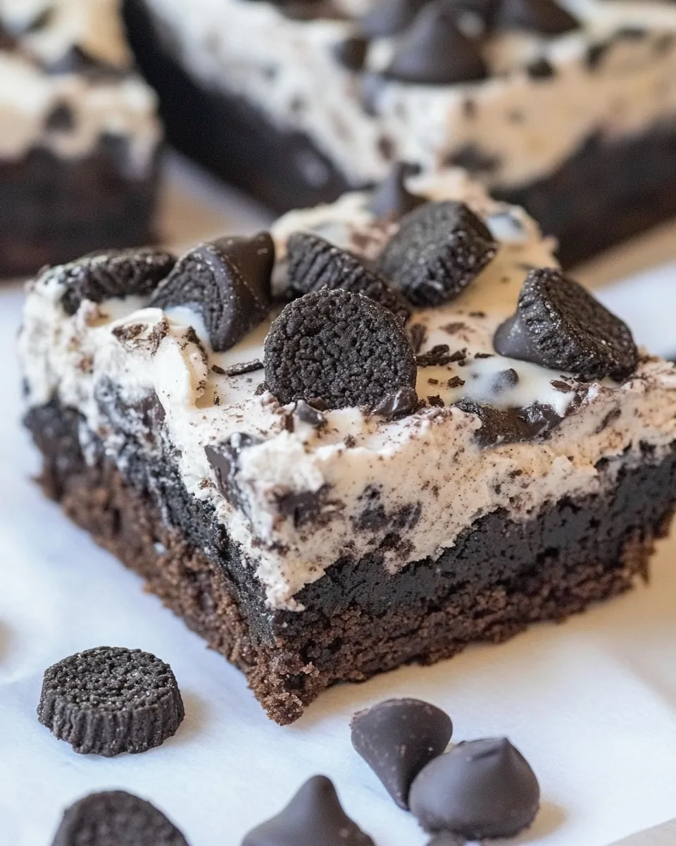 Cookies and Cream Brownies