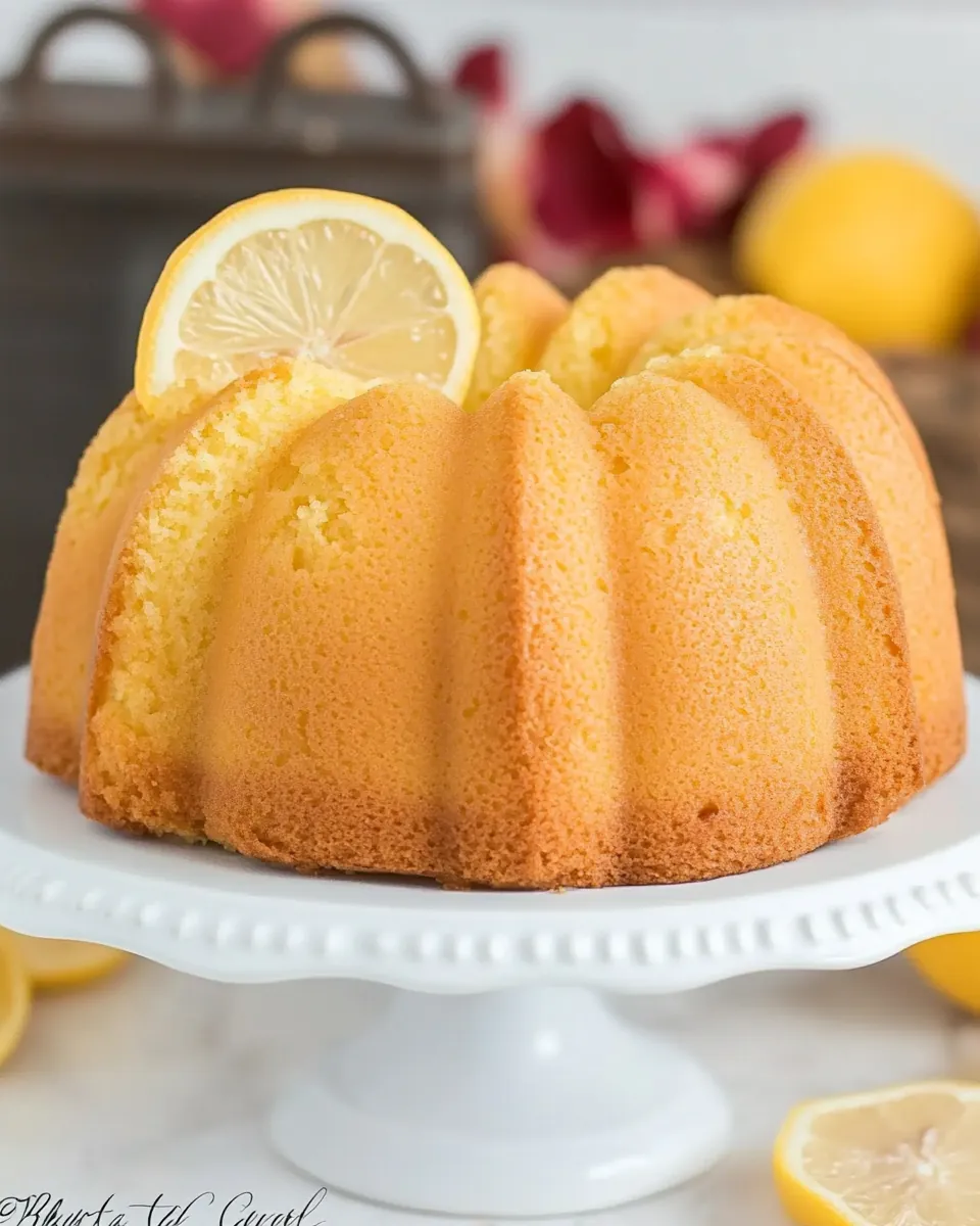Easy Lemon Bundt Cake
