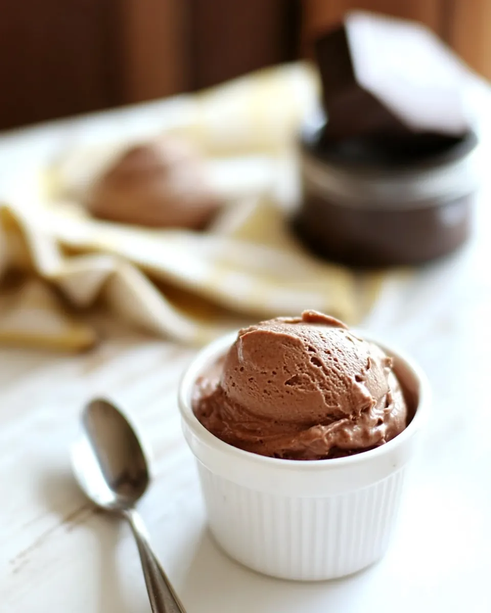 Homemade Chocolate Frosty