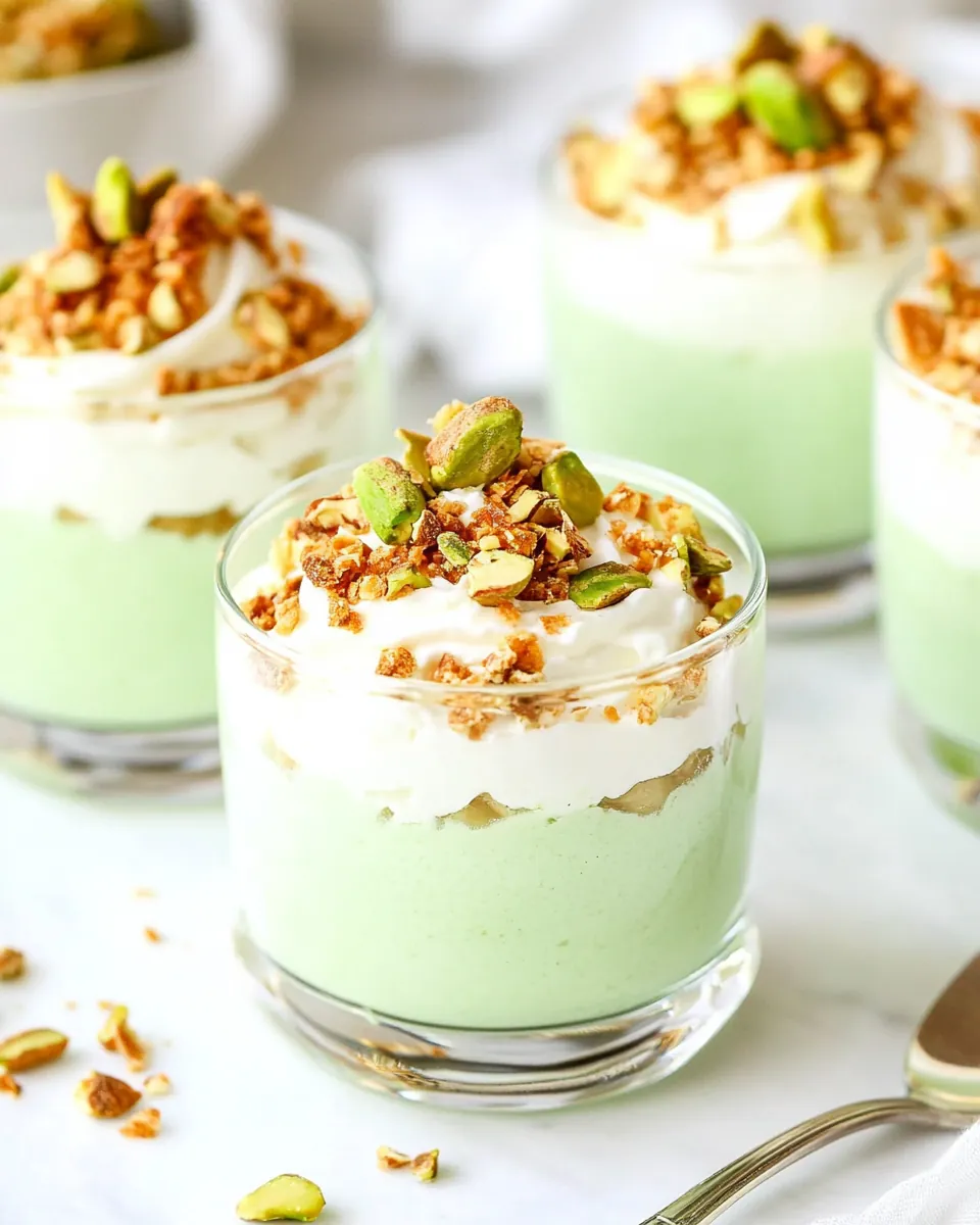 Pistachio Pudding Parfaits