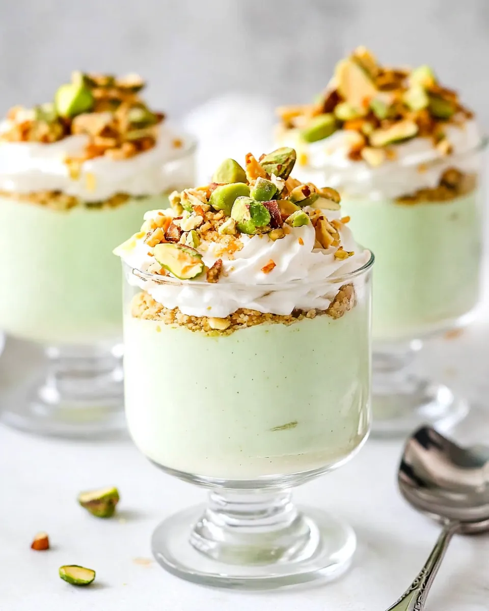 Pistachio Pudding Parfaits