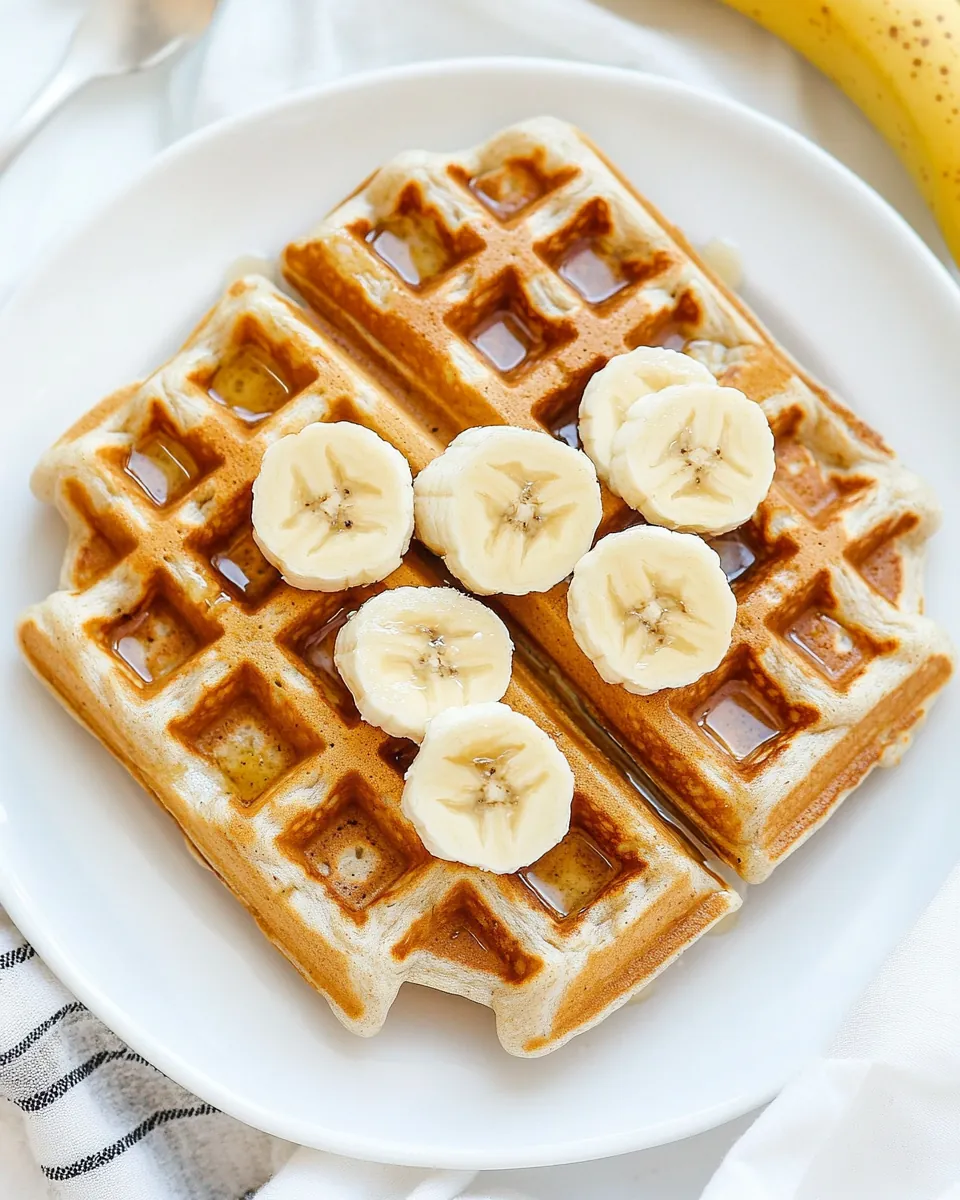 Whole Wheat Banana Waffles